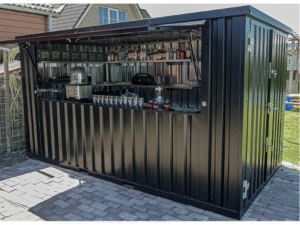 Conteneur Bar Demontable 3×2 Metres, 10 Pieds