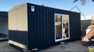 Cabine Vintage 18m² – Studio Container 6×3 m Design Élégant