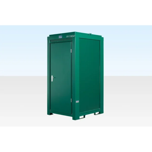 Cabine sanitaire en acier isolée 1,2 x 1,4 m – RAL 6005 Vert Mousse Cabine sanitaire en acier isolée 1,2 x 1,4 m – RAL 6005 Vert Mousse