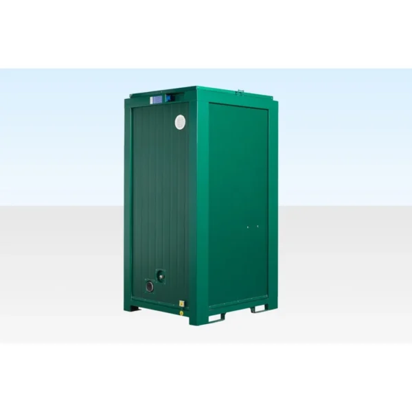 Cabine sanitaire en acier isolée 1,2 x 1,4 m – RAL 6005 Vert Mousse Cabine sanitaire en acier isolée 1,2 x 1,4 m – RAL 6005 Vert Mousse