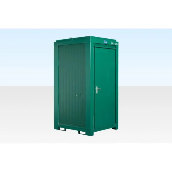 Cabine sanitaire en acier isolée 1,2 x 1,4 m – RAL 6005 Vert Mousse Cabine sanitaire en acier isolée 1,2 x 1,4 m – RAL 6005 Vert Mousse